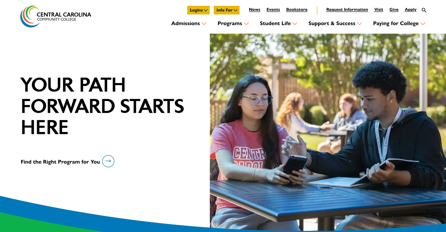 The redesigned homepage: Your path forward starts here